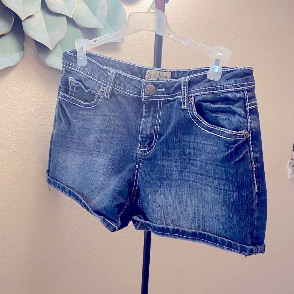Earl Jeans Dark Blue Jean Shorts